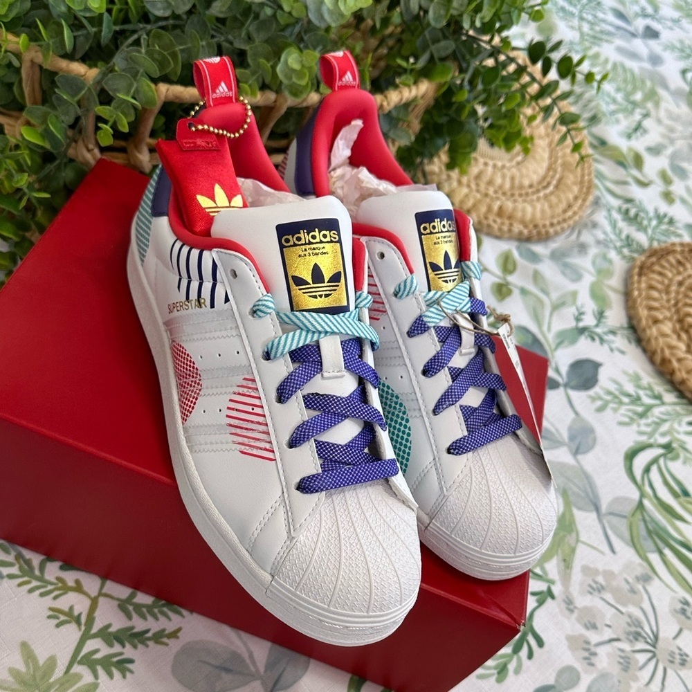 New Adidas Originals Superstar J Chinese New Year Of The Ox Polka Shoes Sneakers